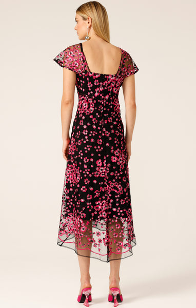 Sacha Drake - Joan Orchid Dress - Pink/Black
