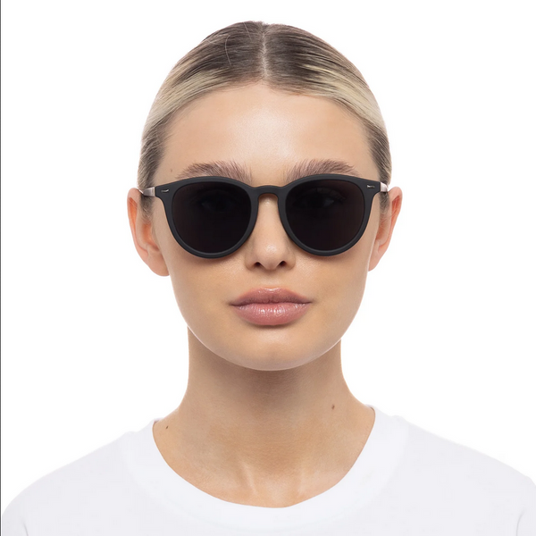 Le Specs Sunglasses - Fire Starter - Black Rubber Polarized 1902042