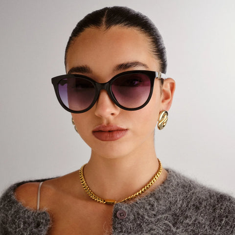 Le Specs Sunglasses - The Muse - Black