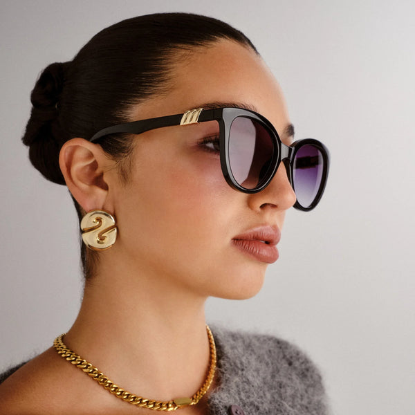 Le Specs Sunglasses - The Muse - Black