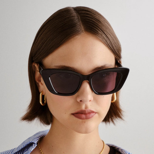 Le Specs Sunglasses - Tranquil Turmoil - Black
