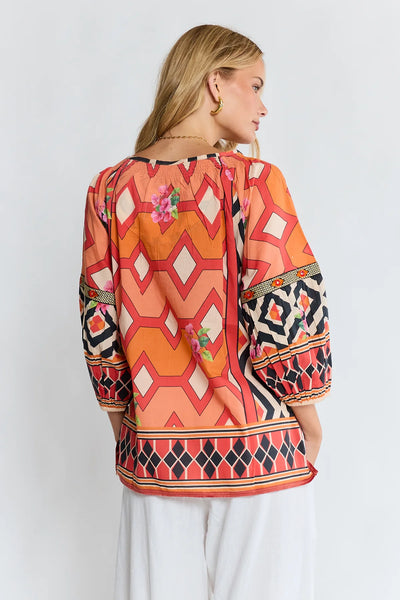 Lula Life - Bella Vista Top - Tangerine