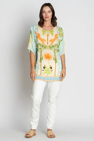 Lula Soul - Kahala Top Wide T - Mist FINAL SALE