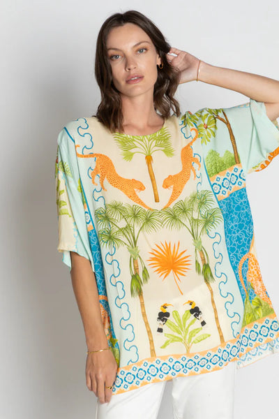 Lula Soul - Kahala Top Wide T - Mist FINAL SALE
