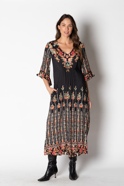 Lula Soul - Melilla Midi Dress - Black