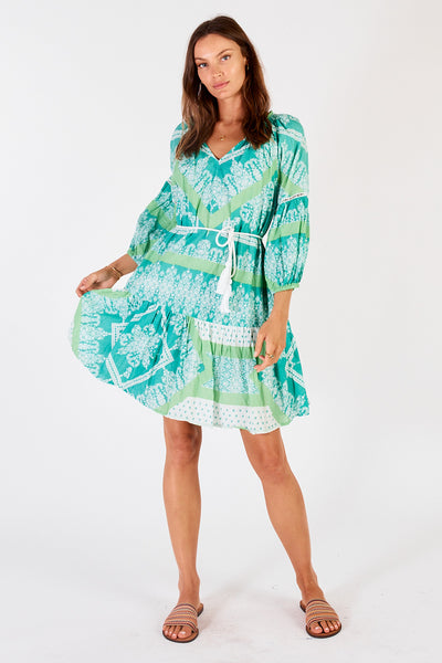 Lula Soul - Bandana Dress - Sea