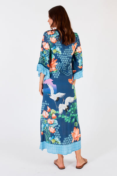 Lula Soul - Yoshiko Midi Dress - Navy