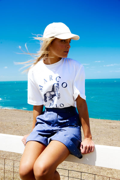 Binny - MARCO POLO - Cotton T-Shirt - White