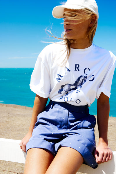 Binny - MARCO POLO - Cotton T-Shirt - White