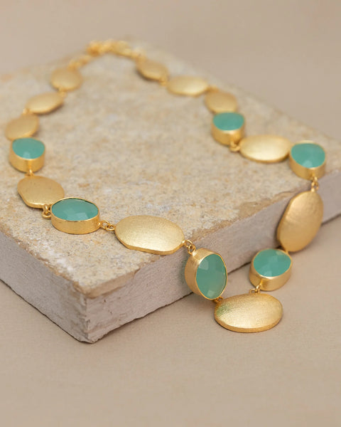 Meshca - Dako Necklace - Aqua