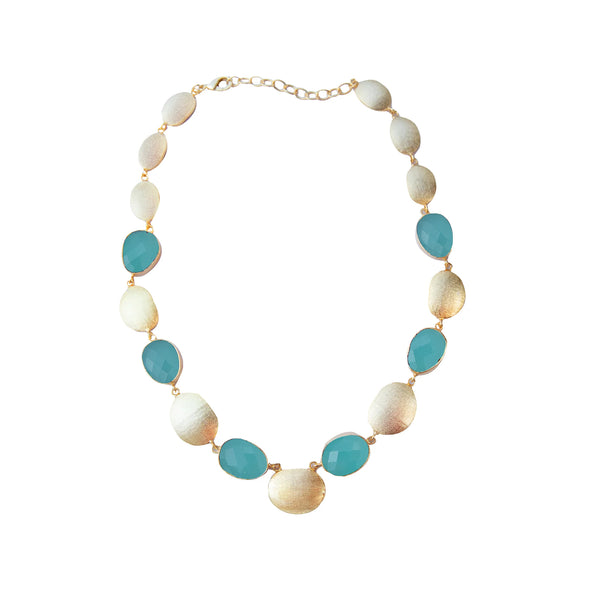 Meshca - Dako Necklace - Aqua