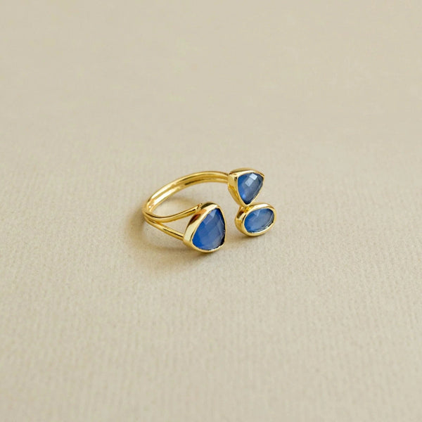 Meshca - Riley Sapphire Onyx Ring