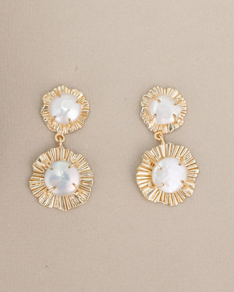 Meshca - Stardust Pearl Earrings