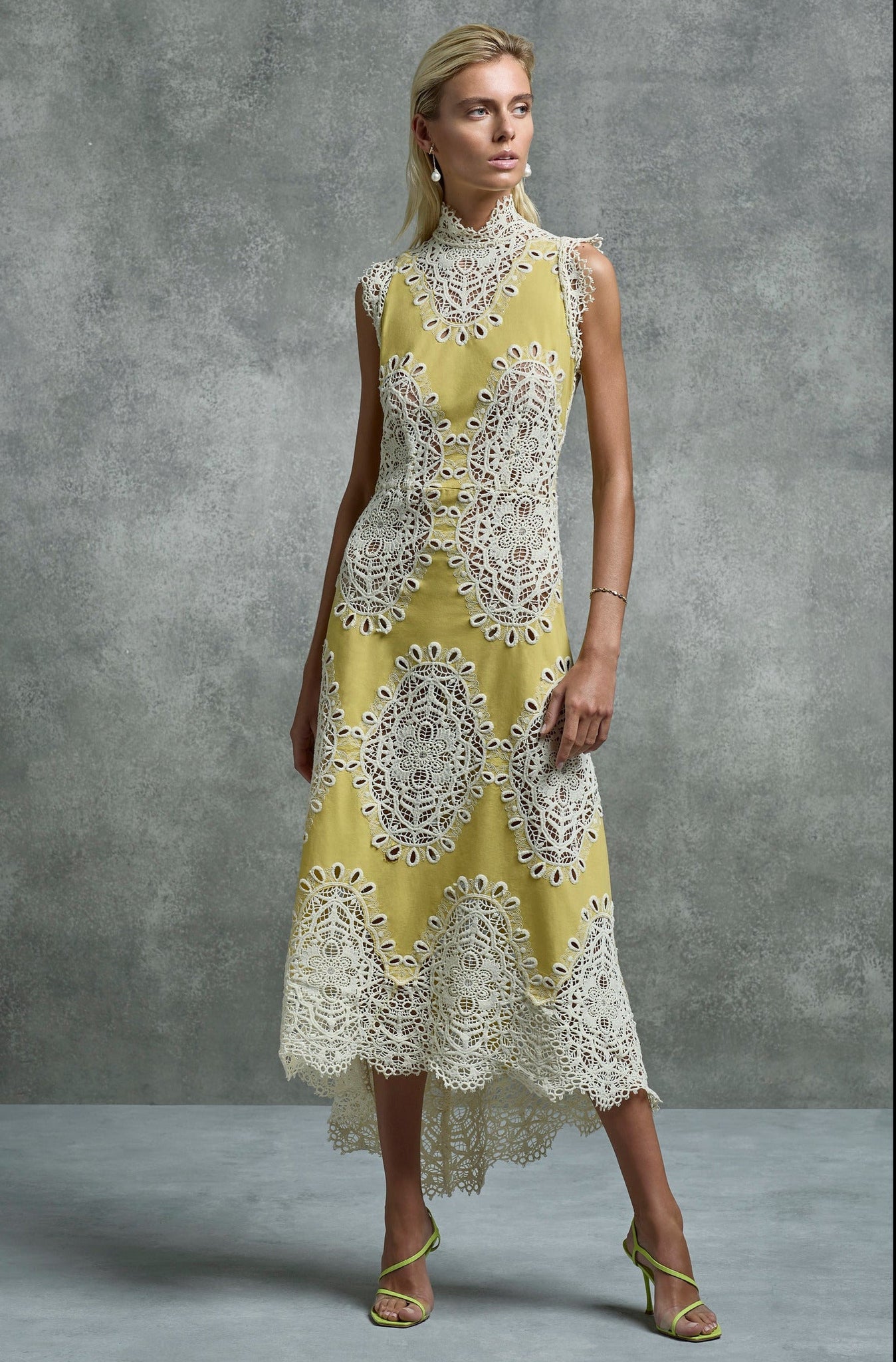 Moss & Spy - Mimosa A-Line - Yellow Ivory