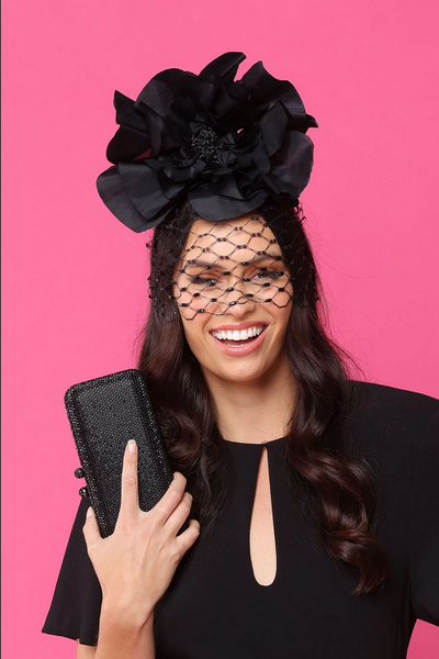 Morgan & Taylor - Black Cindy Fascinator FS400