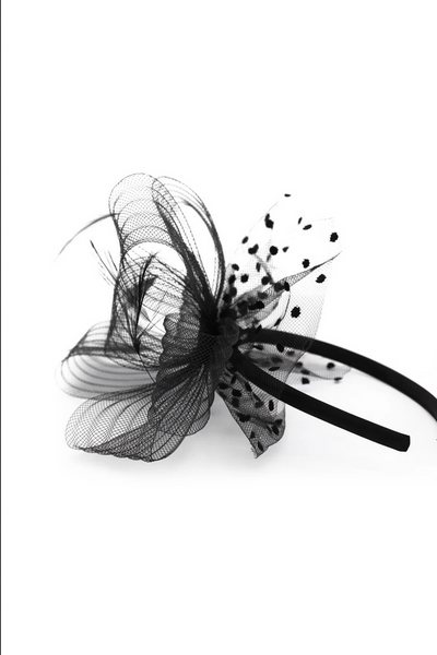 Morgan & Taylor - Black Tanya Fascinator