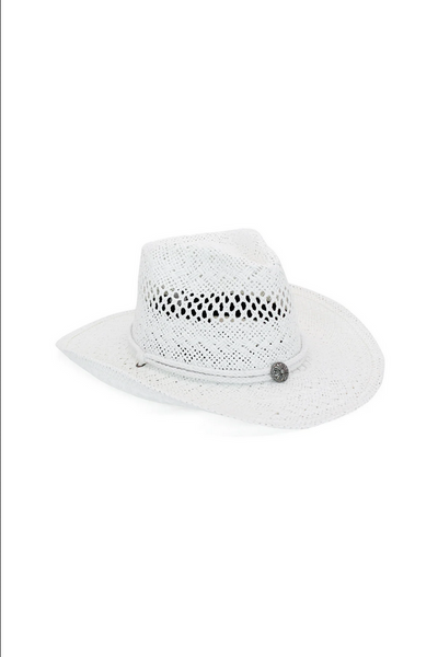 Morgan & Taylor - Caroline Cowboy Hat in White