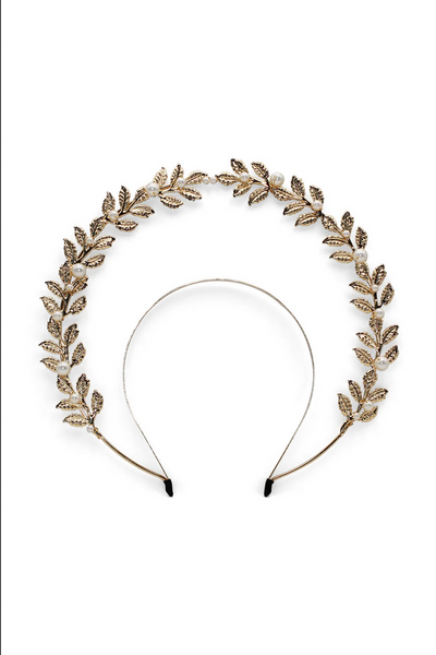 Morgan & Taylor - Gold Juliet Halo Headband FS1065