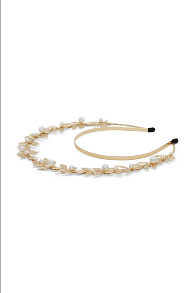 Morgan & Taylor - Gold Juliet Halo Headband FS1065