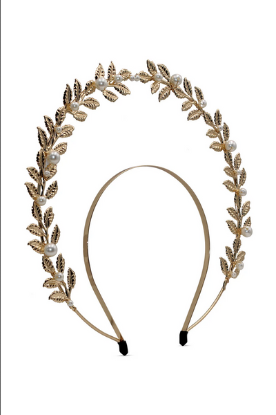 Morgan & Taylor - Gold Juliet Halo Headband FS1065