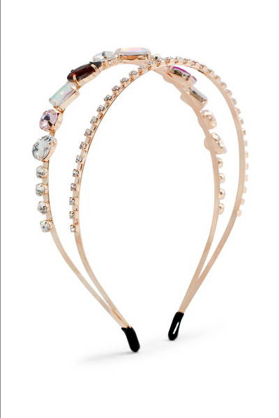 Morgan & Taylor - Multi Crystal Jade Headband FS1051