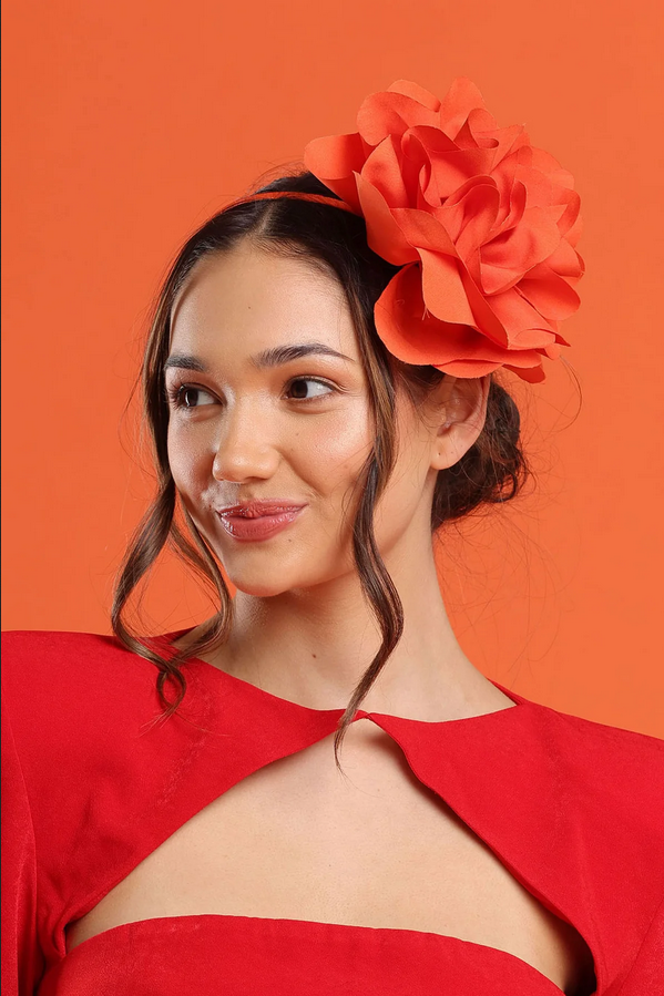 Morgan & Taylor - Orange Amy Fascinator FS401