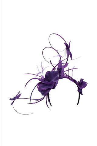 Morgan & Taylor - Purple Jada Fascinator