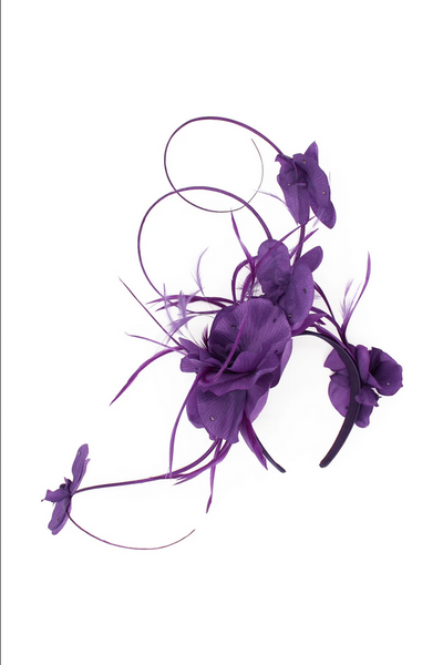 Morgan & Taylor - Purple Jada Fascinator