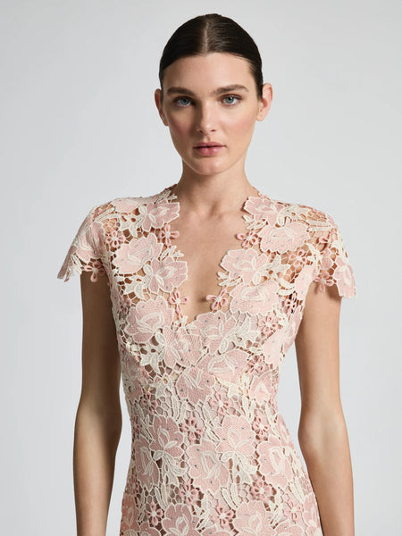 Moss & Spy - Belinda Dress - Blush Cream