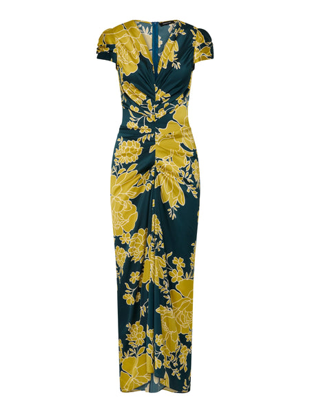 Moss & Spy - Calista Midi Dress - Topaz Ink