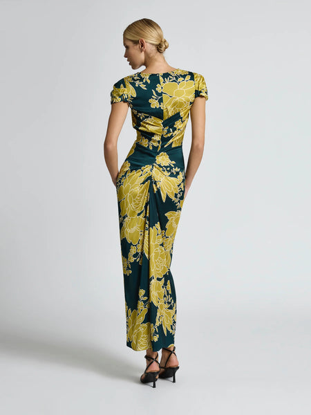 Moss & Spy - Calista Midi Dress - Topaz Ink