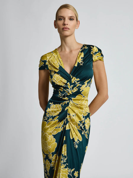 Moss & Spy - Calista Midi Dress - Topaz Ink