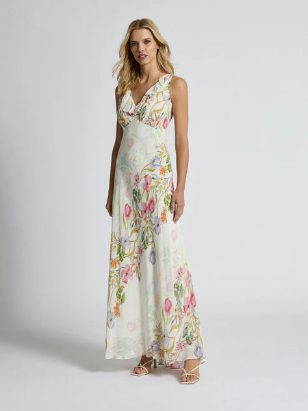Moss & Spy - Catalina Maxi Dress - Ivory Floral
