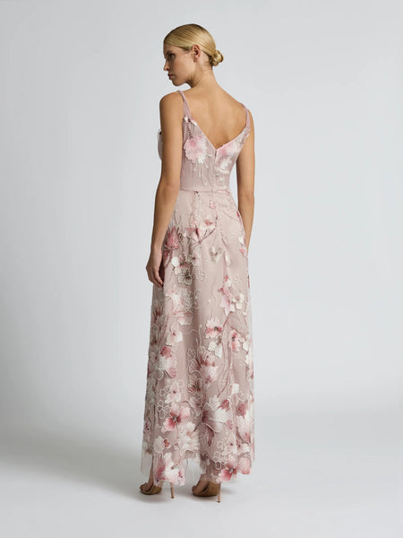 Moss & Spy - Elena Midi Dress - Blush Pink