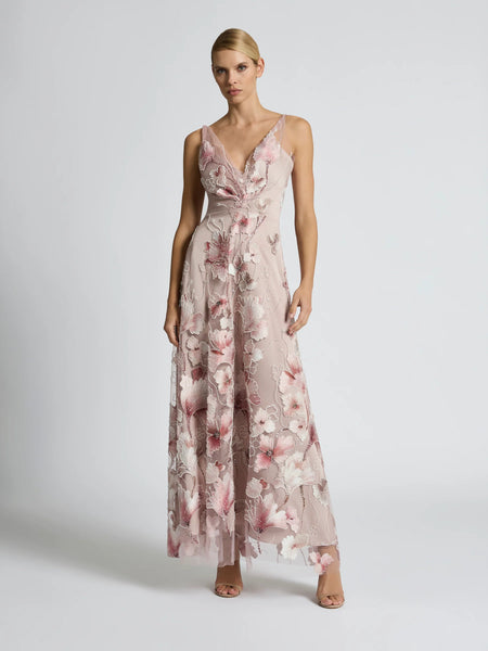 Moss & Spy - Elena Midi Dress - Blush Pink