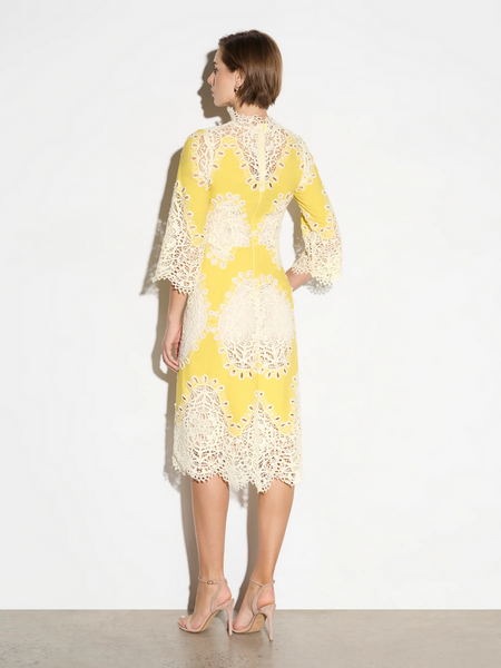 Moss & Spy - Mimosa Dress - Yellow Ivory