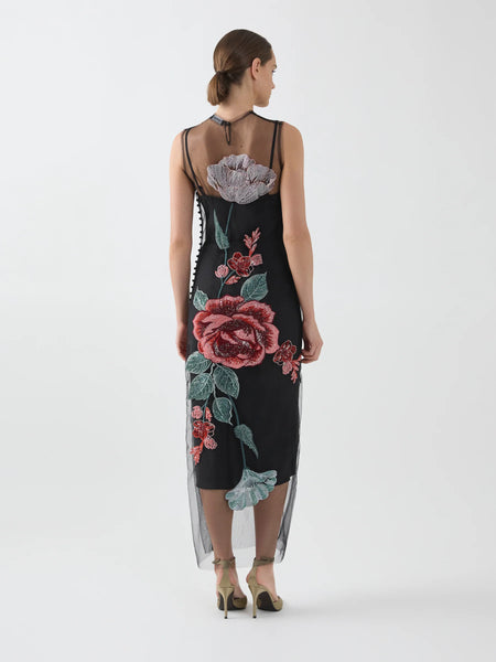 Moss & Spy - Olympia Dress - Black Rose