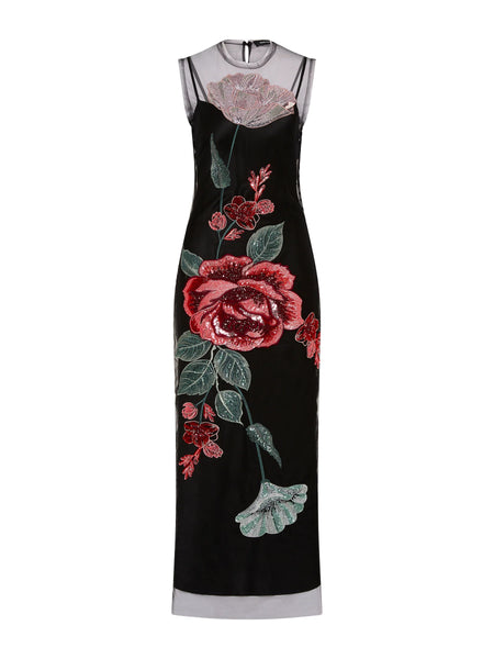 Moss & Spy - Olympia Dress - Black Rose