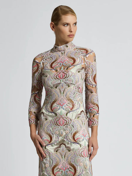 Moss & Spy - Paloma Midi Dress - Sorbet Nude