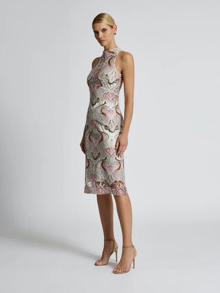 Moss & Spy - Paloma Sleveless Dress - Sorbet Nude