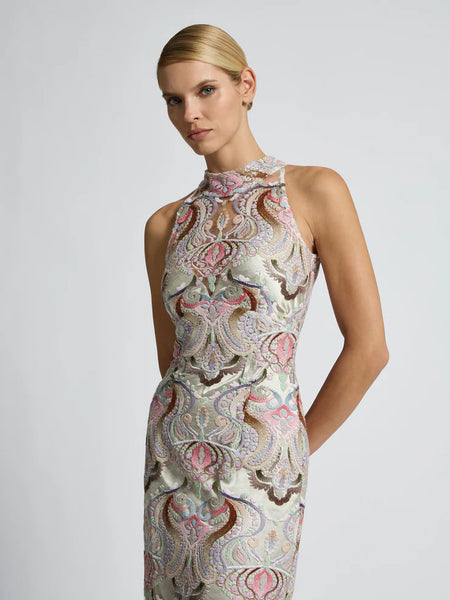 Moss & Spy - Paloma Sleveless Dress - Sorbet Nude