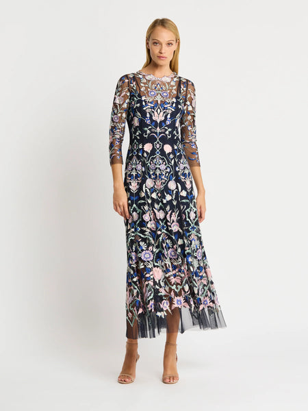 Moss & Spy - Yvette Dress - Ink Pink Mint