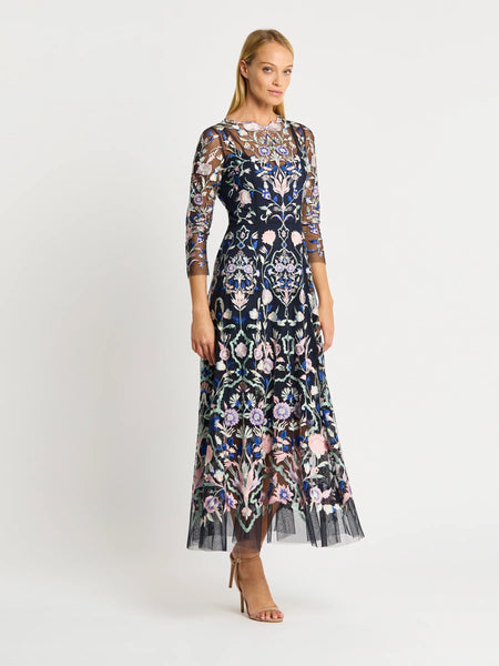 Moss & Spy - Yvette Dress - Ink Pink Mint