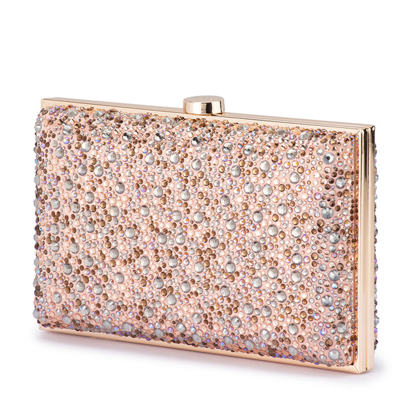 Olga Berg - METALLIC ASHA Hotfix Clutch - OB2152