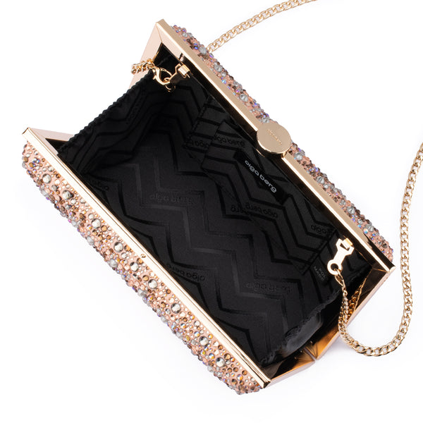 Olga Berg - METALLIC ASHA Hotfix Clutch - OB2152