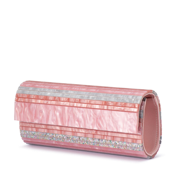 Olga Berg - BLUSH CLARA Acrylic Clutch - OB2170