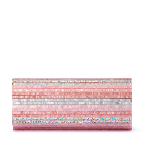 Olga Berg - BLUSH CLARA Acrylic Clutch - OB2170