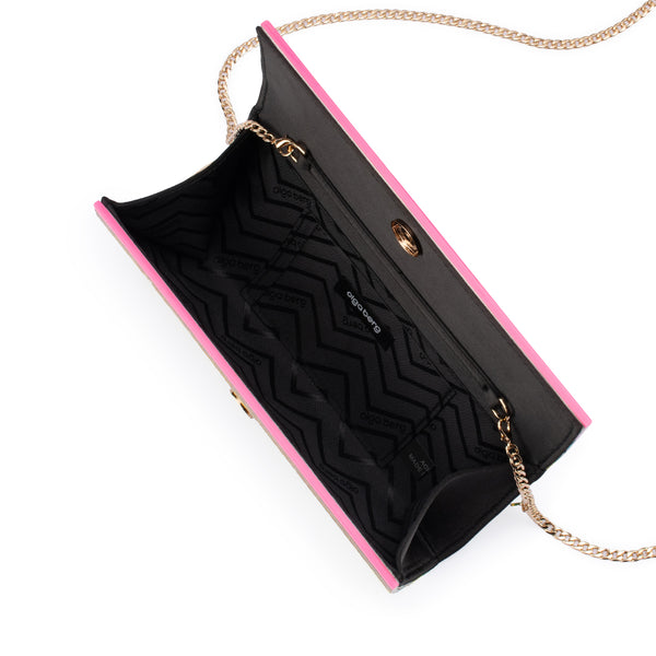 Olga Berg - MULTI CLARA Acrylic Clutch - OB2170