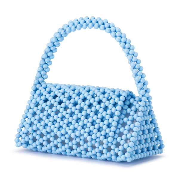 Olga Berg - BLUE AMRITA Bead Top Handle - OB6504