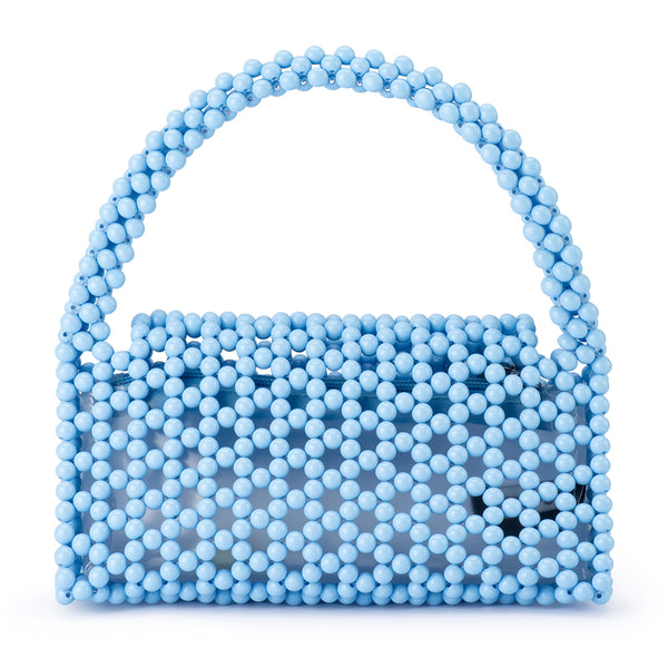 Olga Berg - BLUE AMRITA Bead Top Handle - OB6504
